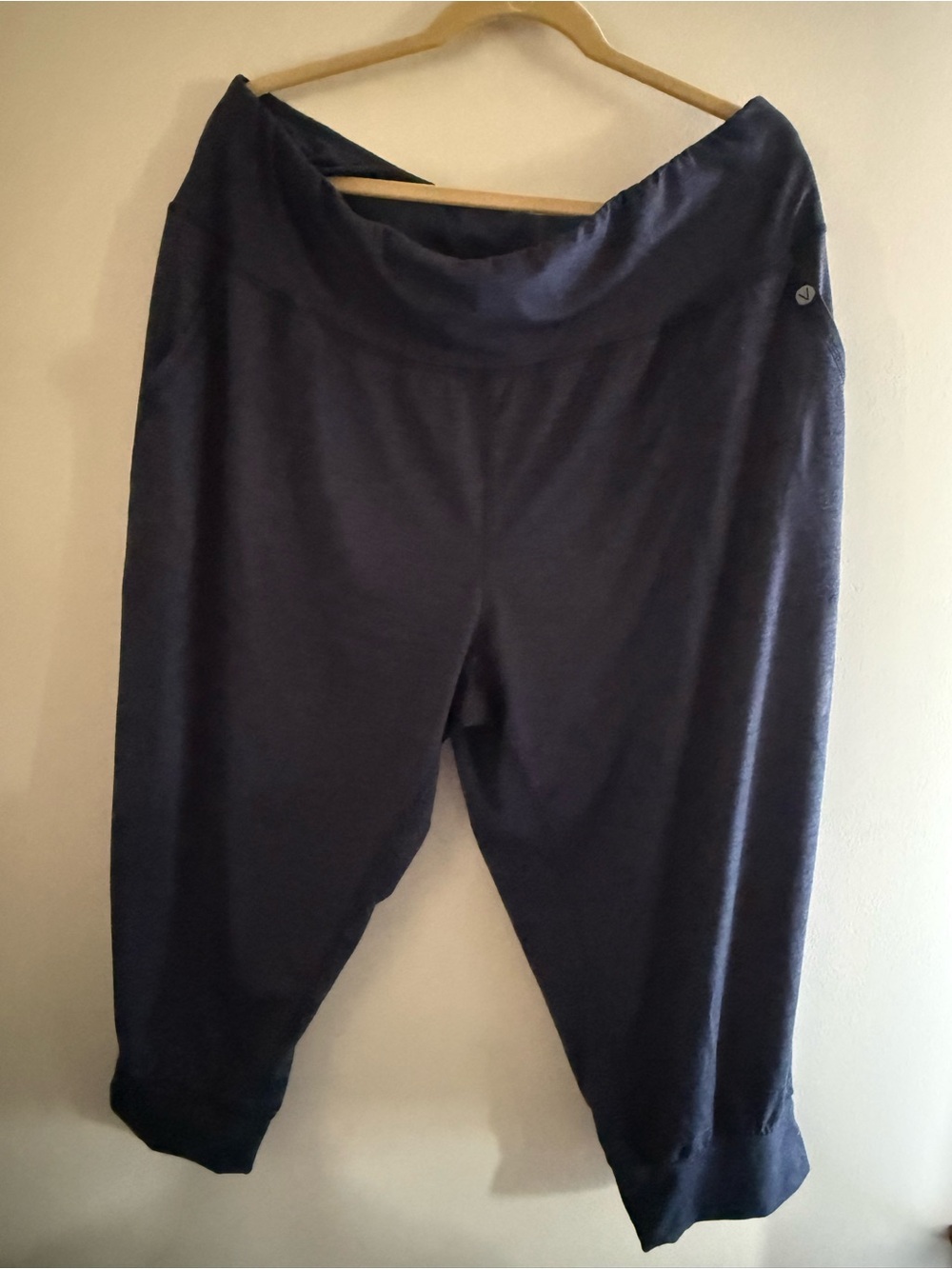 Lane Bryant Relaxed Fit Women's Capri Jogger Pants - Navy